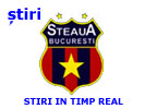 Aici puteti citi cele mai importante stiri despre Steaua ! Armata Ultra, Ultras, Divizia A, Cupa Romaniei, Cupa Uefa, Liga Campionilor si multe altele ! Forza Steaua !